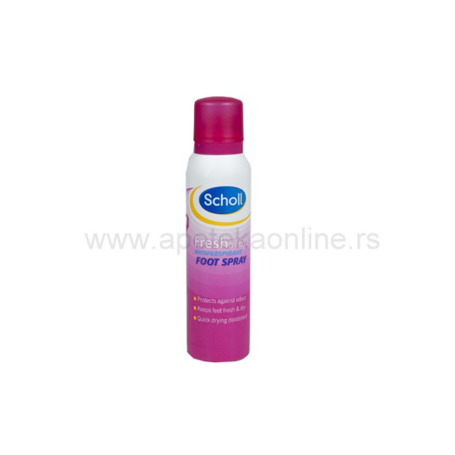 SCHOLL FRESH STEP SPREJ ANTIPERSPIRANT - Online Apoteka SCHOLL FRESH STEP SPREJ ANTIPERSPIRANT